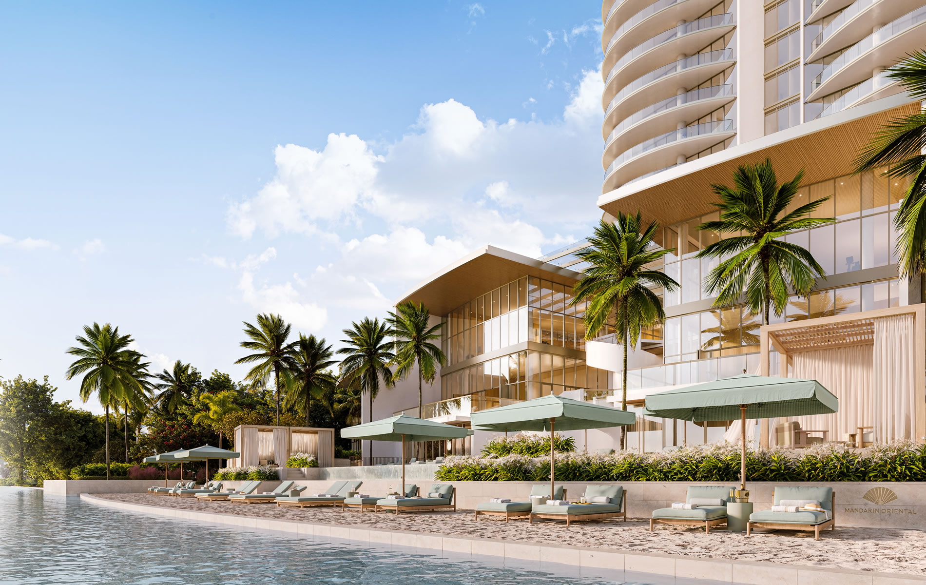 The Residences at Mandarin Oriental, West Palm Beach residence floor plan rendering