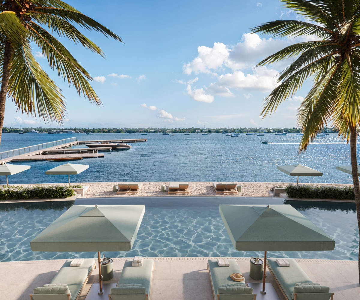 The Residences at Mandarin Oriental, West Palm Beach amenity space